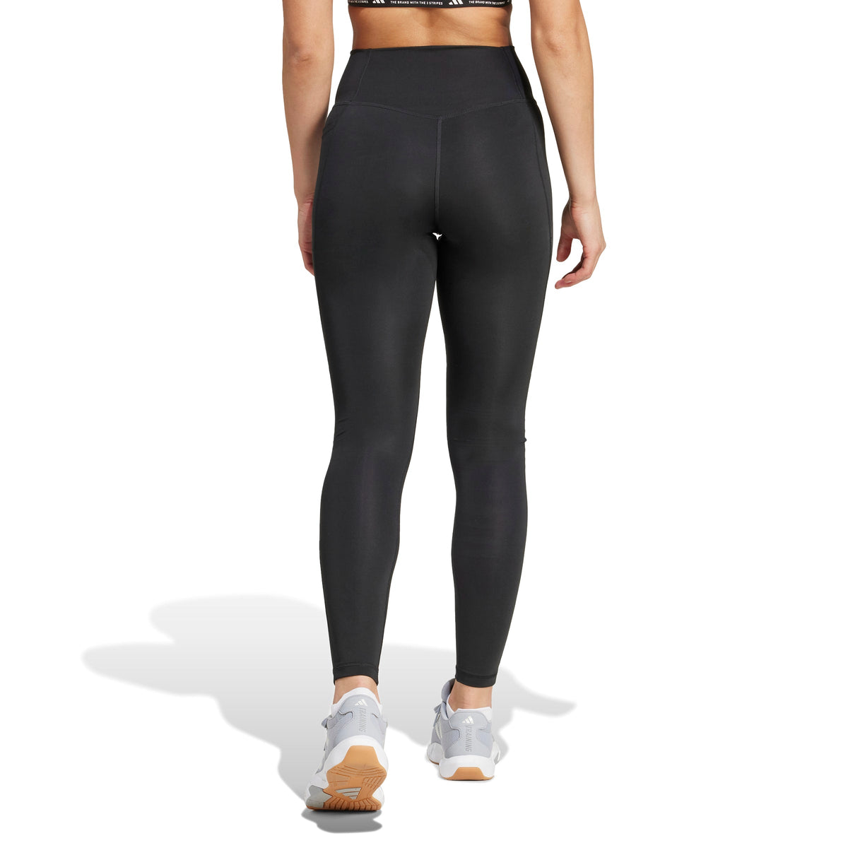 Adidas Optimé Essentials Stash Pocket Full-Length Leggings Black