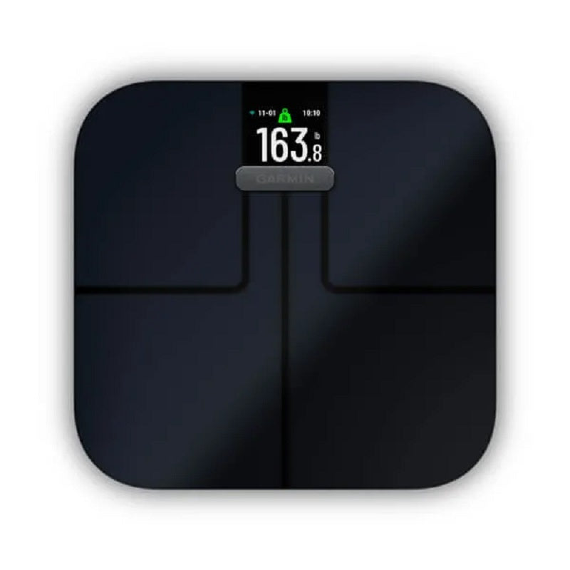 Garmin Index S2 Smart Scale: Advanced Body Composition, Wi-Fi &amp; Bluetooth Sync