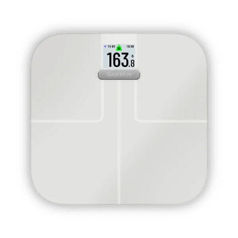 Garmin Index S2 Smart Scale: Advanced Body Composition, Wi-Fi &amp; Bluetooth Sync