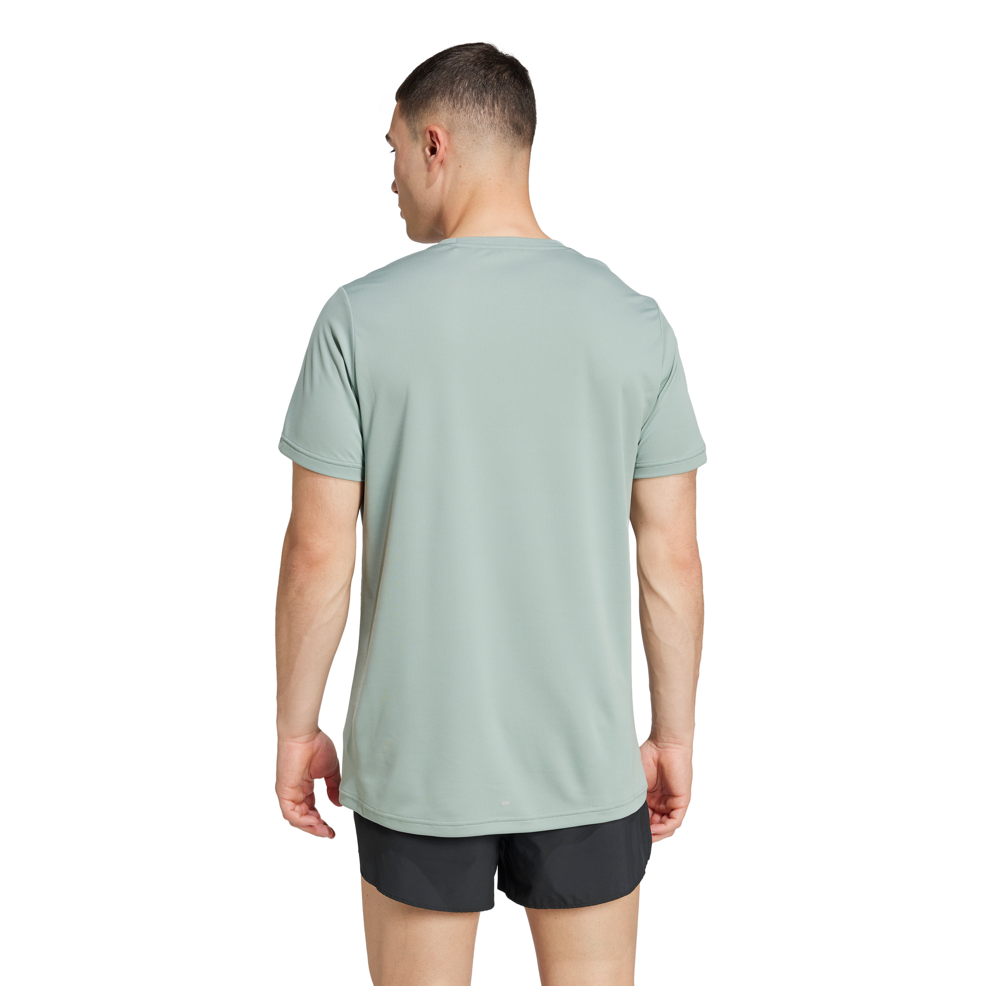 Adidas Run It Tee Silver Green