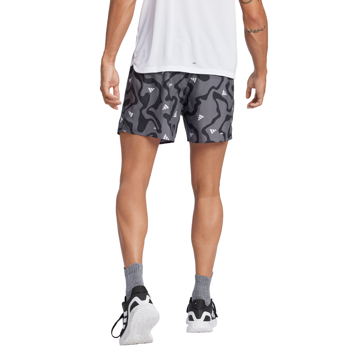 Adidas Run It Brand Love Shorts - Black