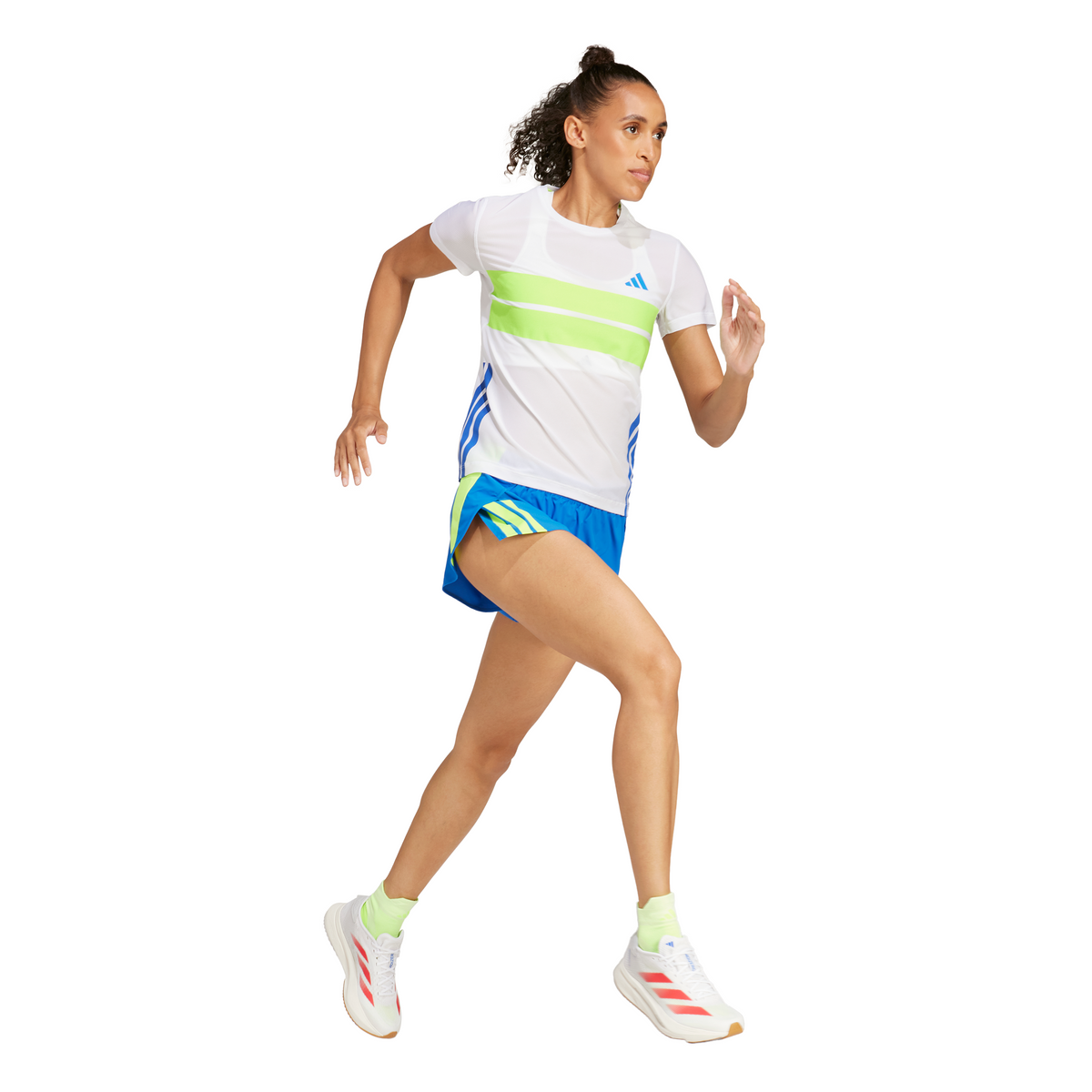 Adidas Adizero Retro White / Lucid Lemon Women