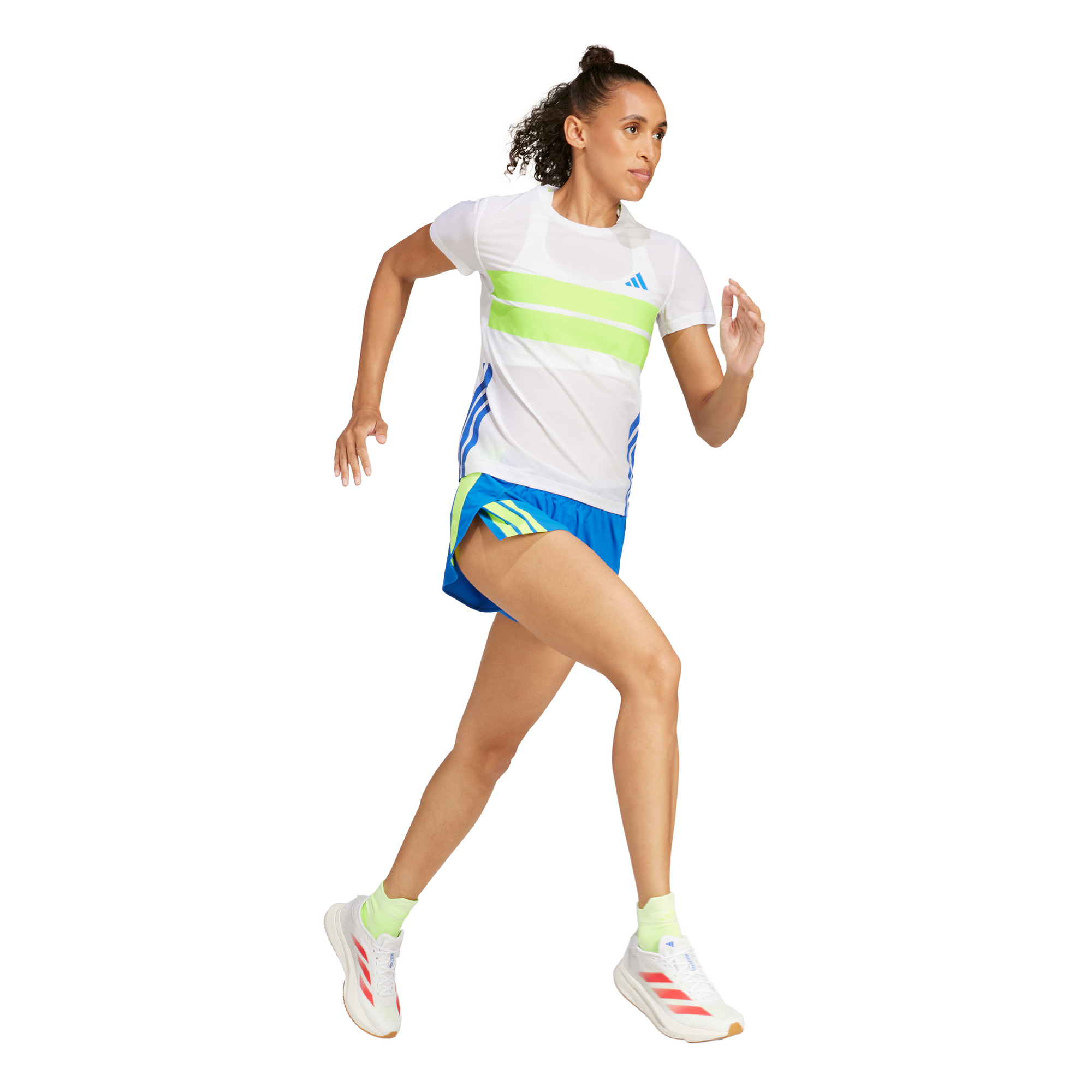 Adidas Adizero Retro White / Lucid Lemon Women