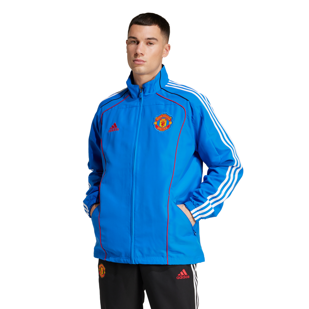 Adidas Manchester United Track Top Blue