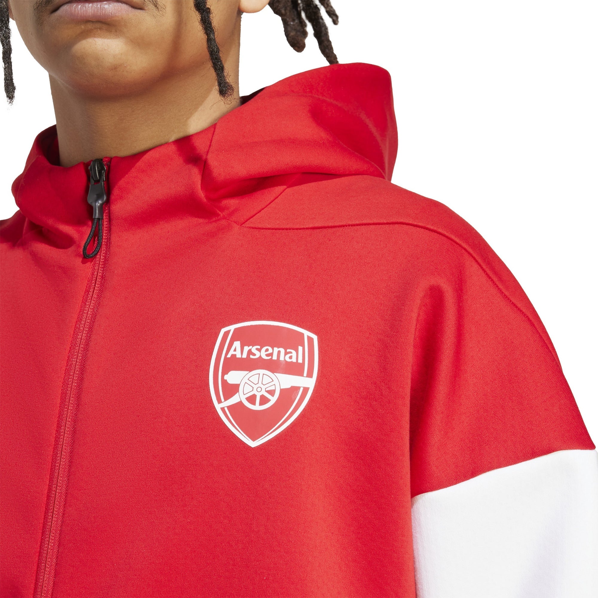 Adidas Arsenal Z.N.E. Anthem Jacket Better Scarlet / White