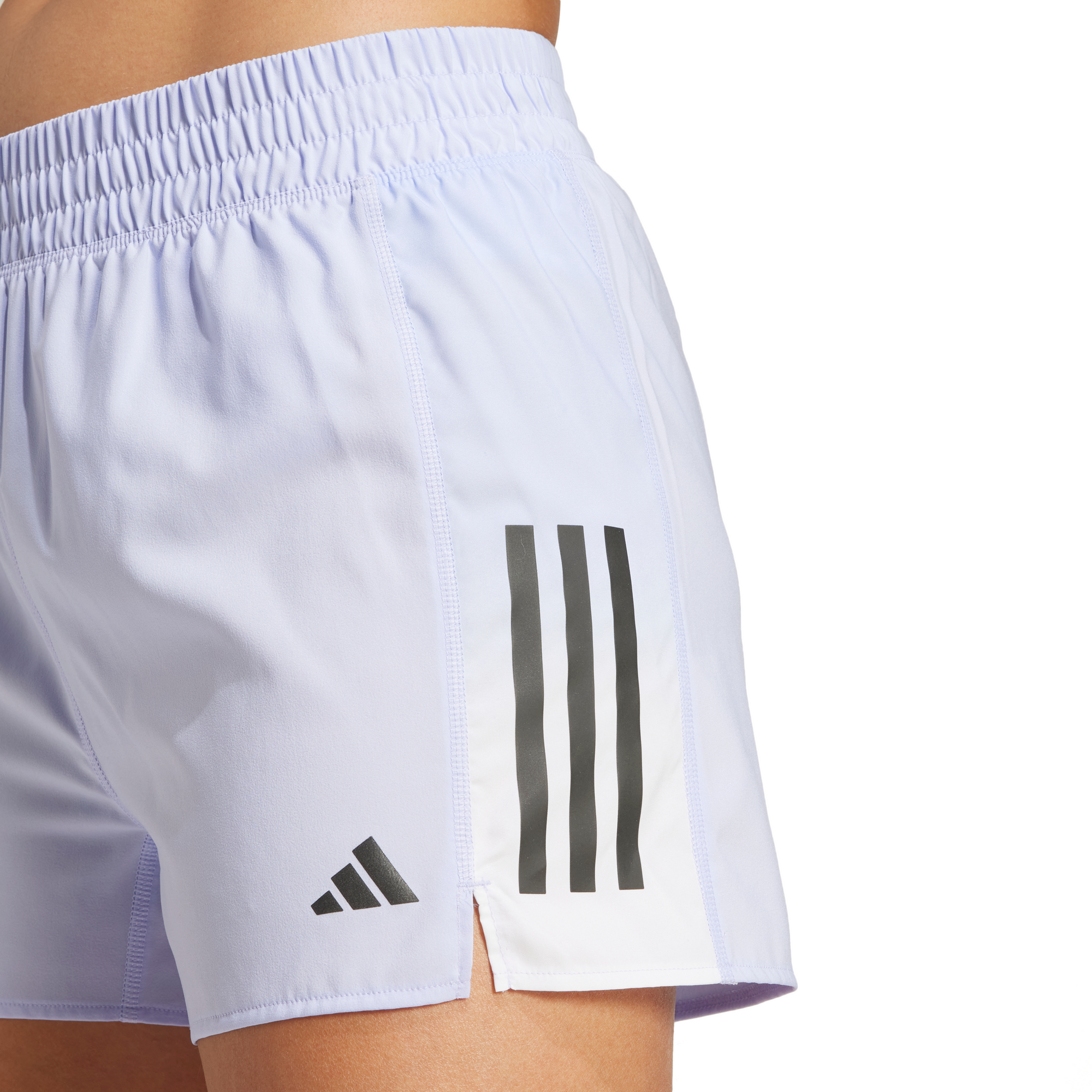 Adidas Own the Run CLIMACOOL Colorblock Shorts Violet Tone