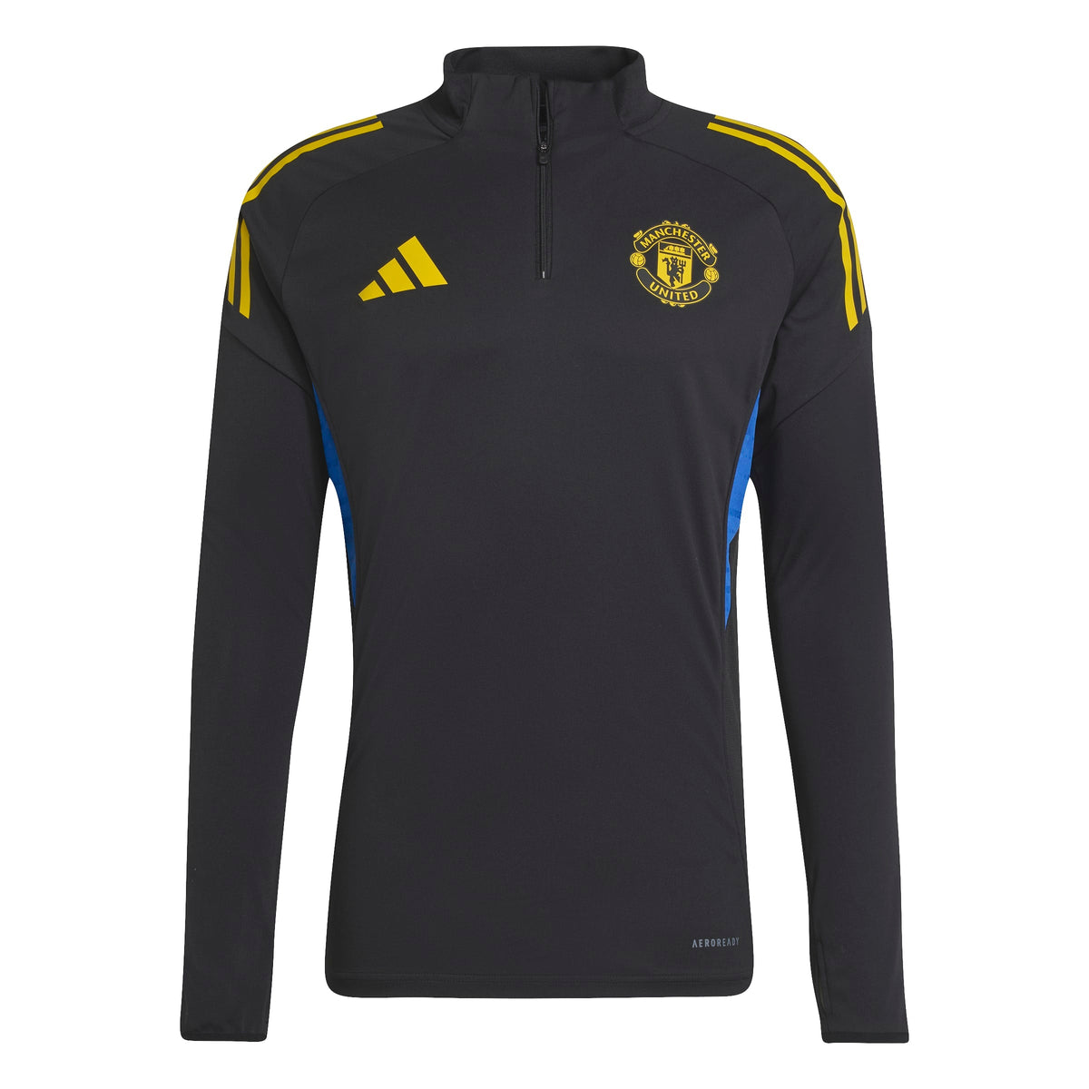 Adidas Manchester United Tiro 25 Competition Training Top Black / Hi-Res Blue