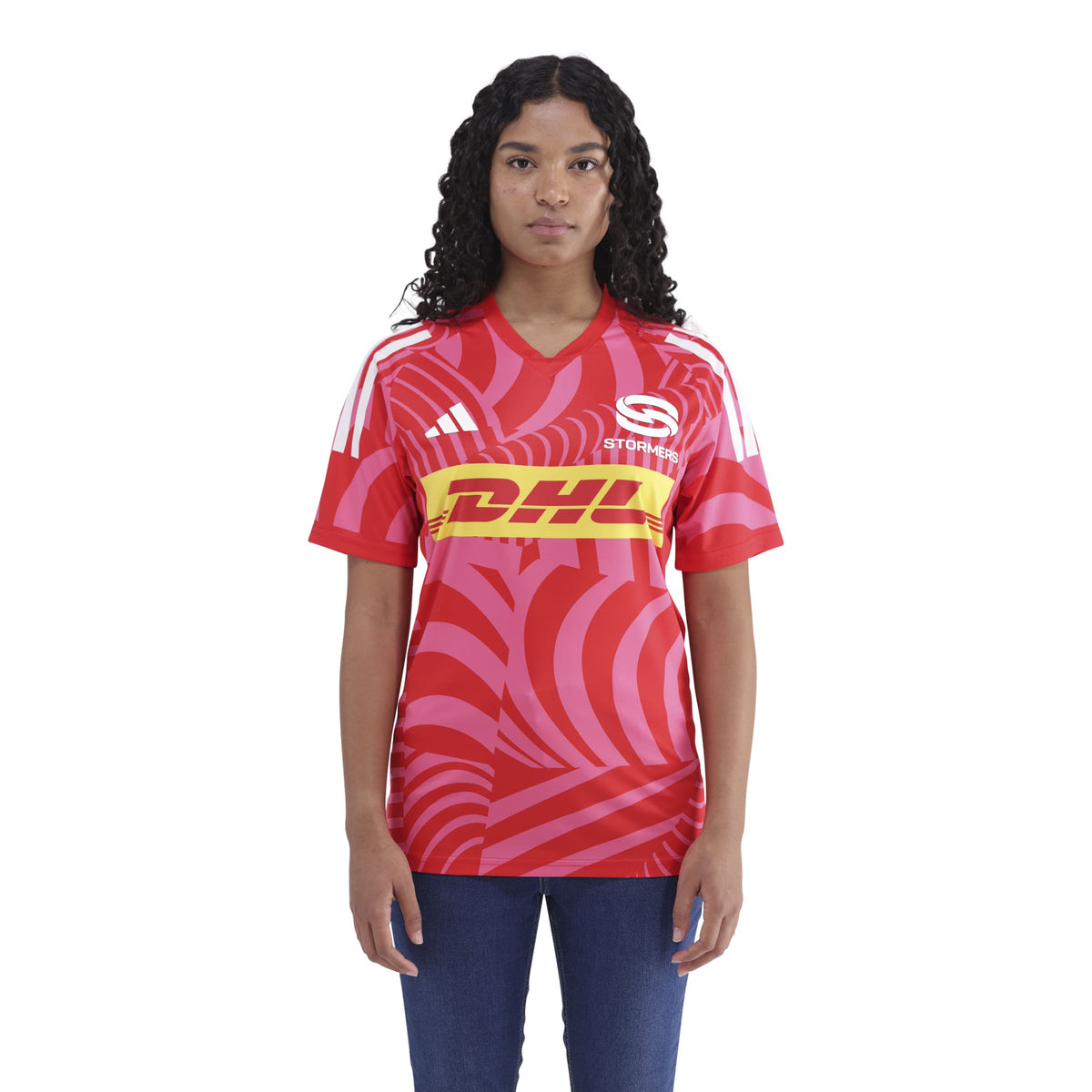 Adidas DHL Stormers Training Jersey Lucid Pink