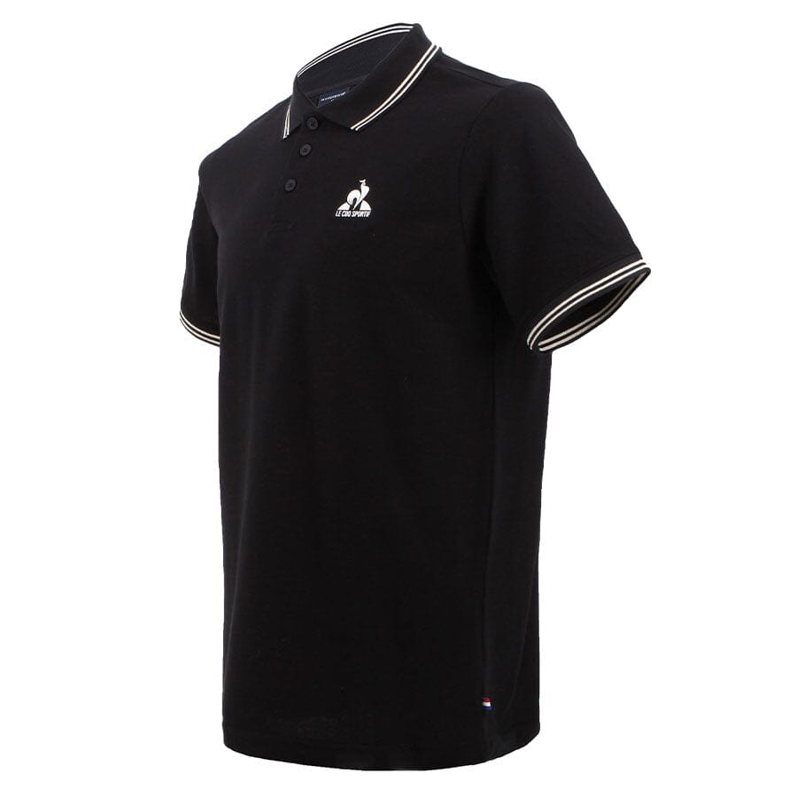 Heritage Essential Polo SS No 4 M Black - Le Coq Sportif