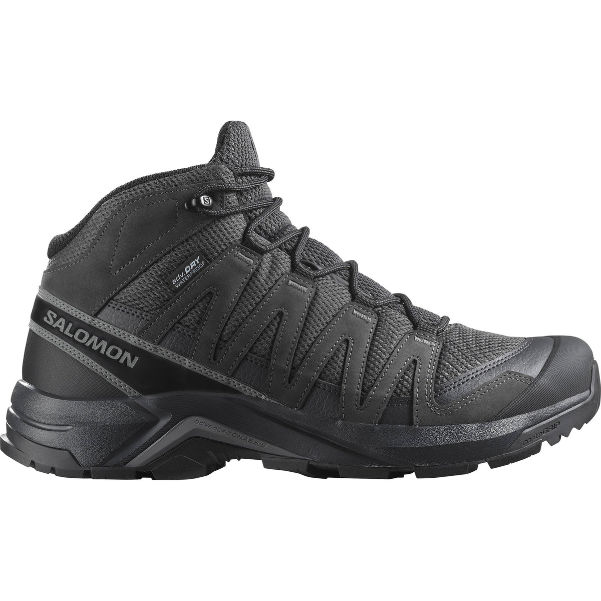 Salomon X-Adventure Recon Mid Waterproof Hiking Boots: Durable Leather Trail Footwear