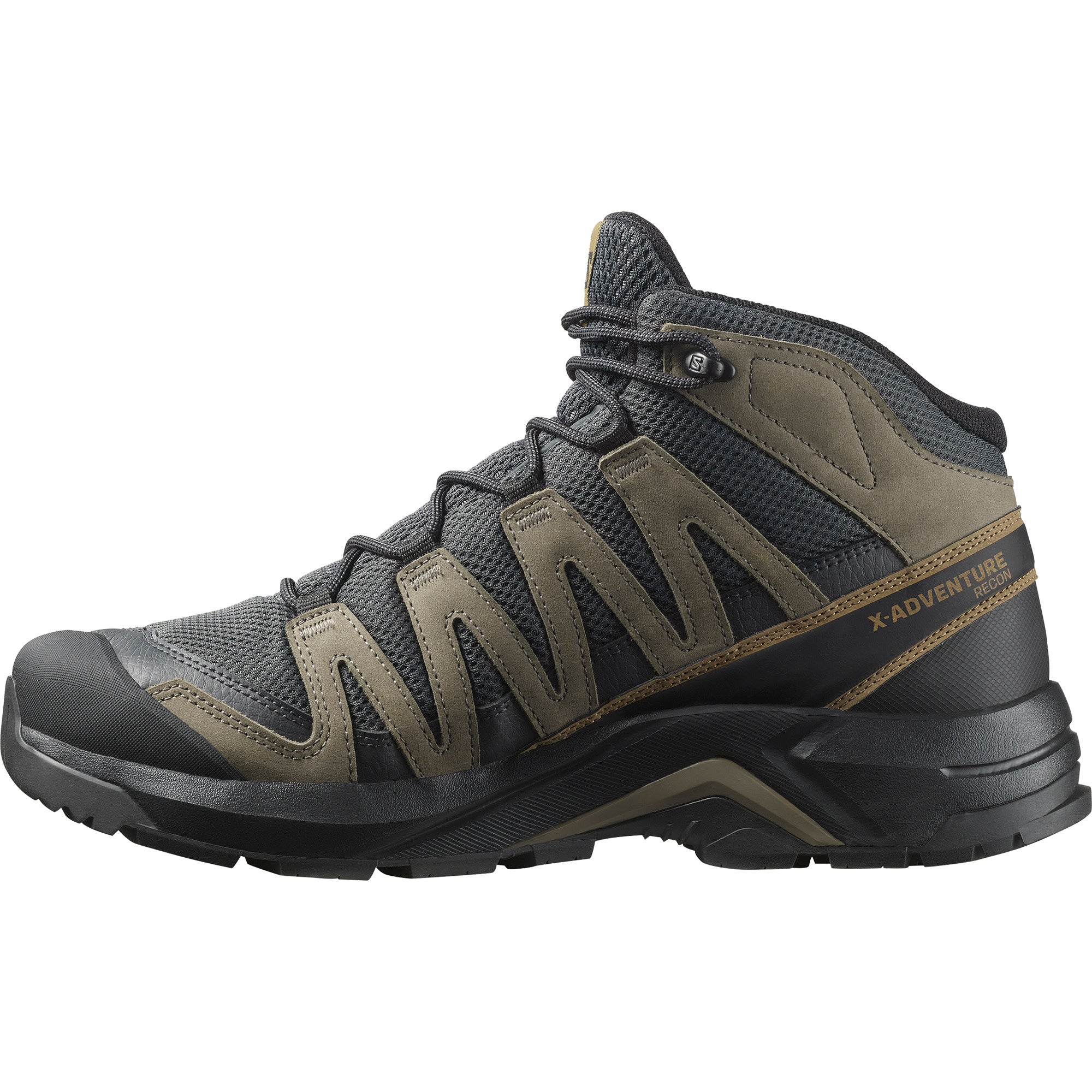 Salomon X-Adventure Recon Mid Waterproof Hiking Boots: Durable Leather Trail Footwear