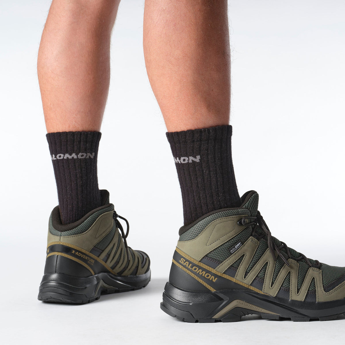 Salomon X-Adventure Recon Mid Waterproof Hiking Boots: Durable Leather Trail Footwear