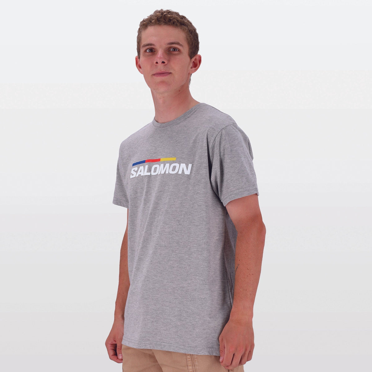 Salomon Men&#39;s Old Racer II Cotton Logo Tee - Comfortable Regular Fit
