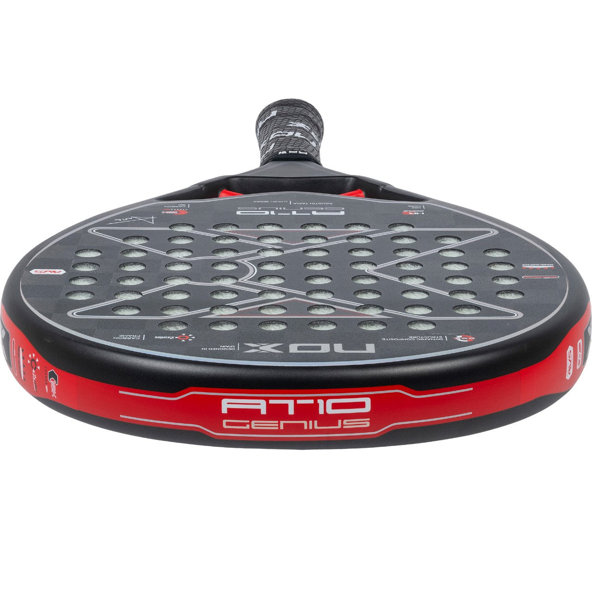 NOX AT10 Genius 18K Padel Racket-Top