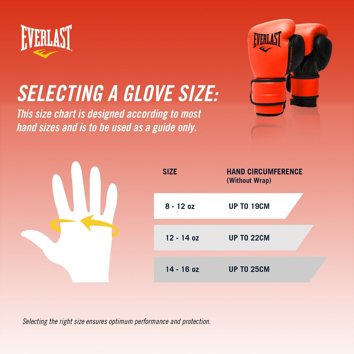 POWERLOCK 2 TRAINING GLOVES - RED