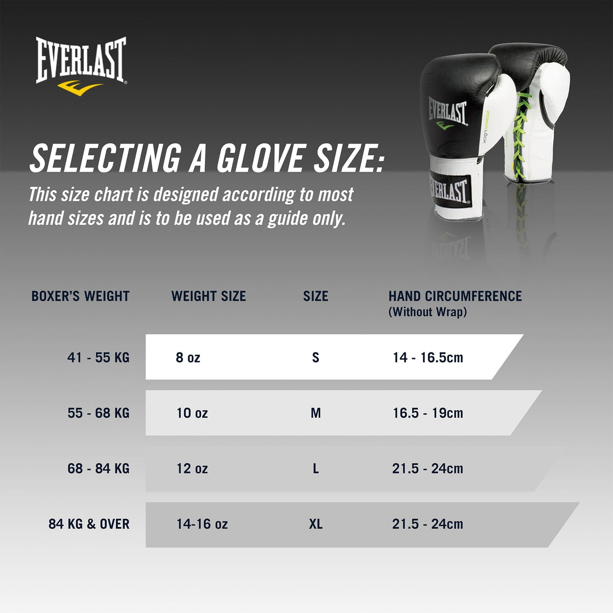 POWERLOCK PRO LACED LEATHER TRAINING GLOVES - BLACK &amp; WHITE
