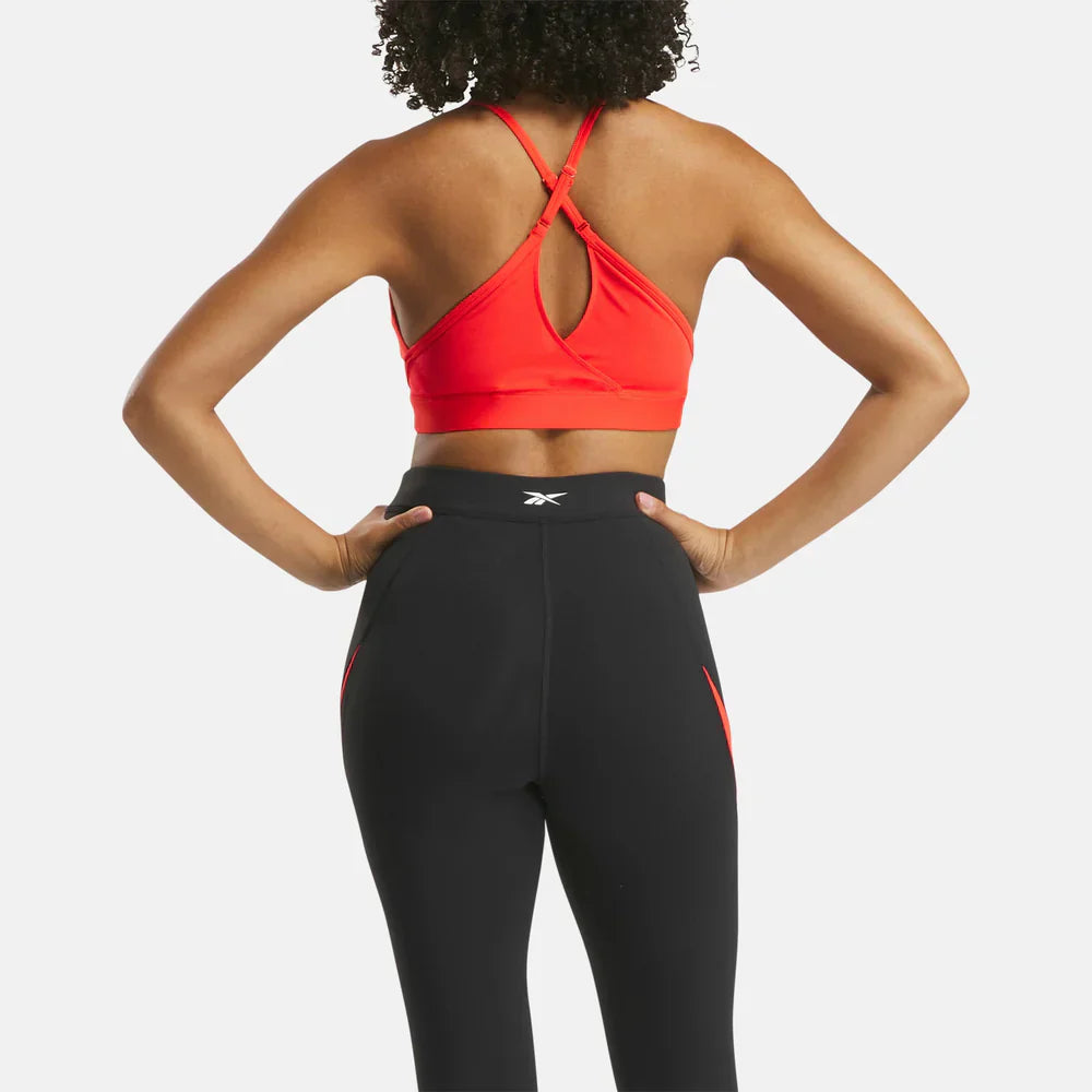 lux strappy sports bra
