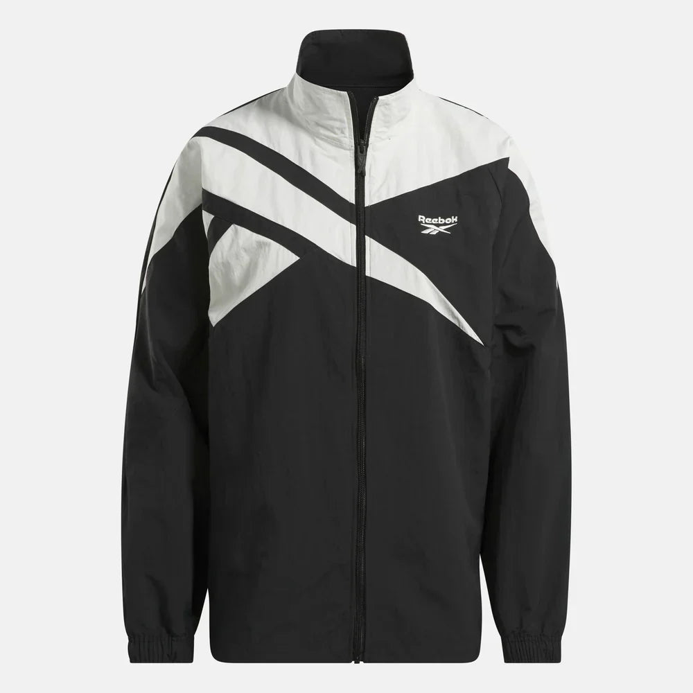 Open hem vector track jacket