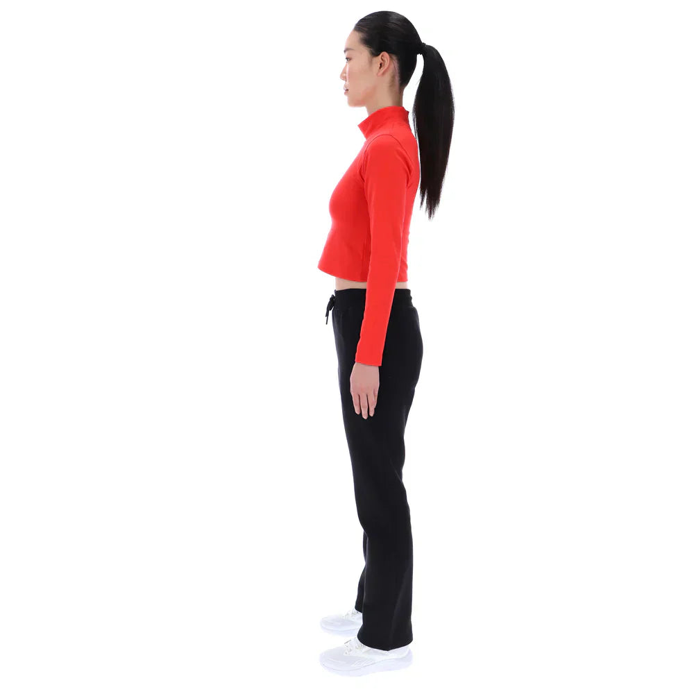 Jade Ls Roll Neck Slim Crop Top (1)