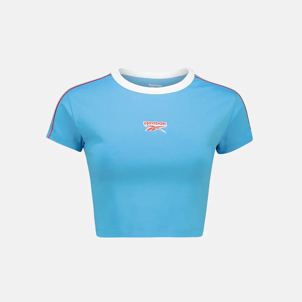 Laura Crew Neck Ss Retro Footy Tee