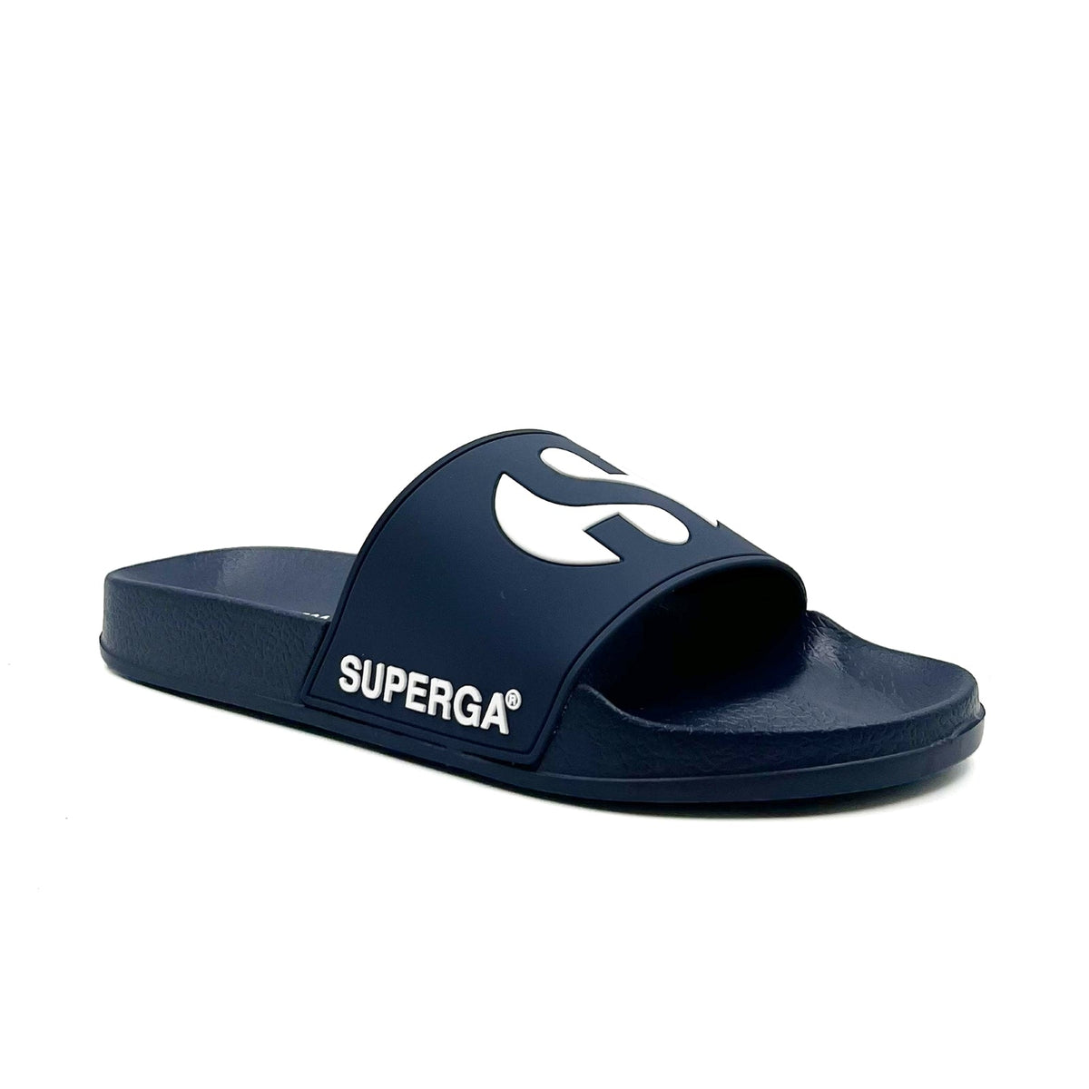 1908 Slide Big Logo - Blue Navy White