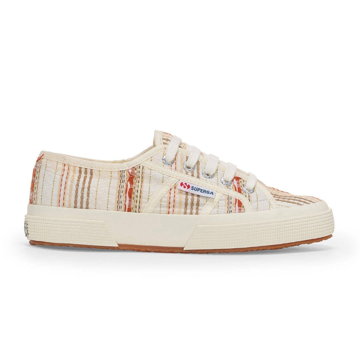 2750 WOVEN STRIPES - BEIGE CORAL
