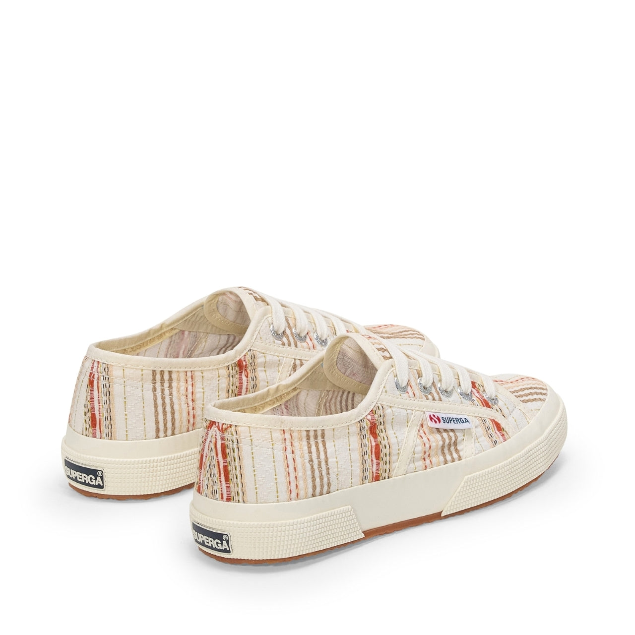 2750 WOVEN STRIPES - BEIGE CORAL