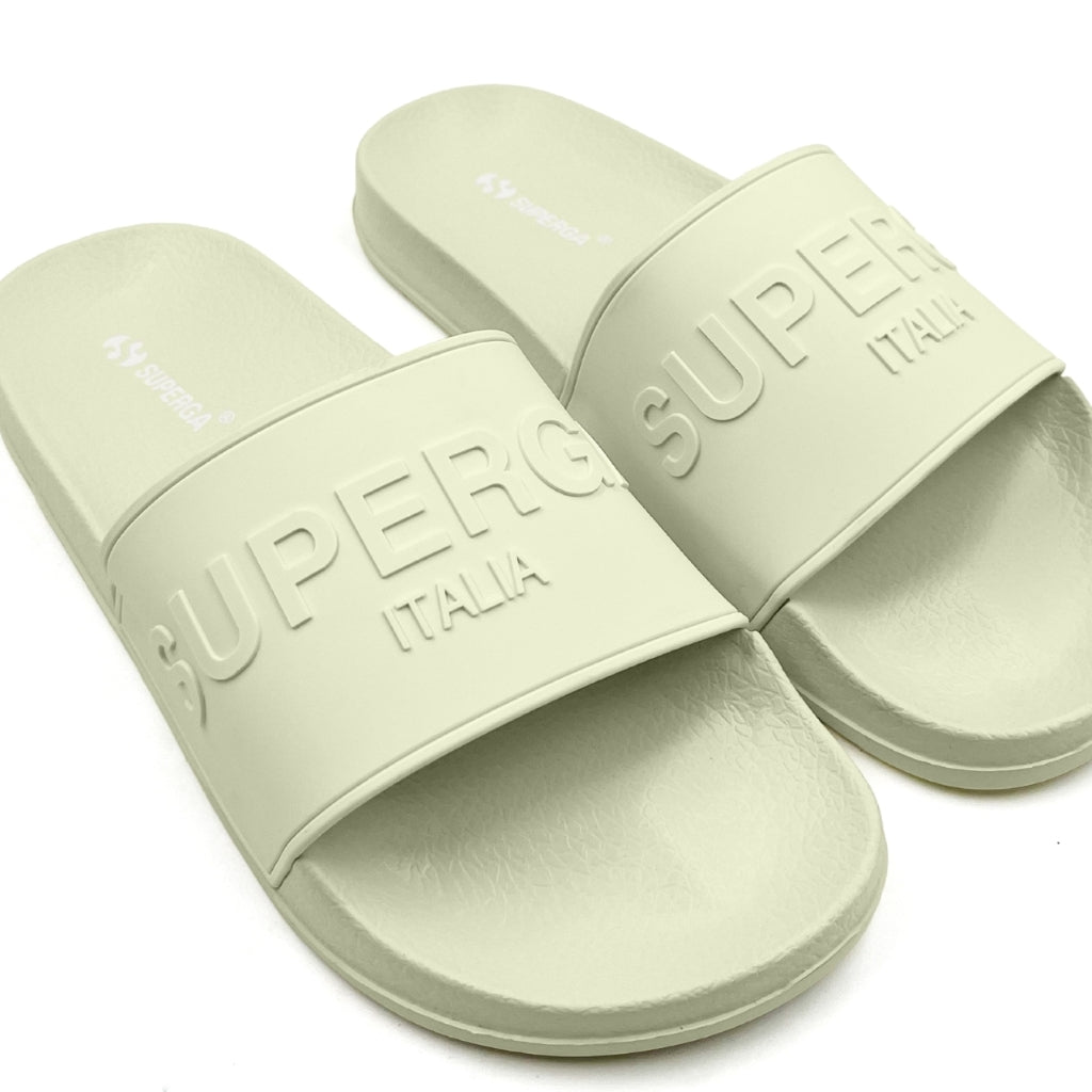 1908 Slide Logo - Beige Natural