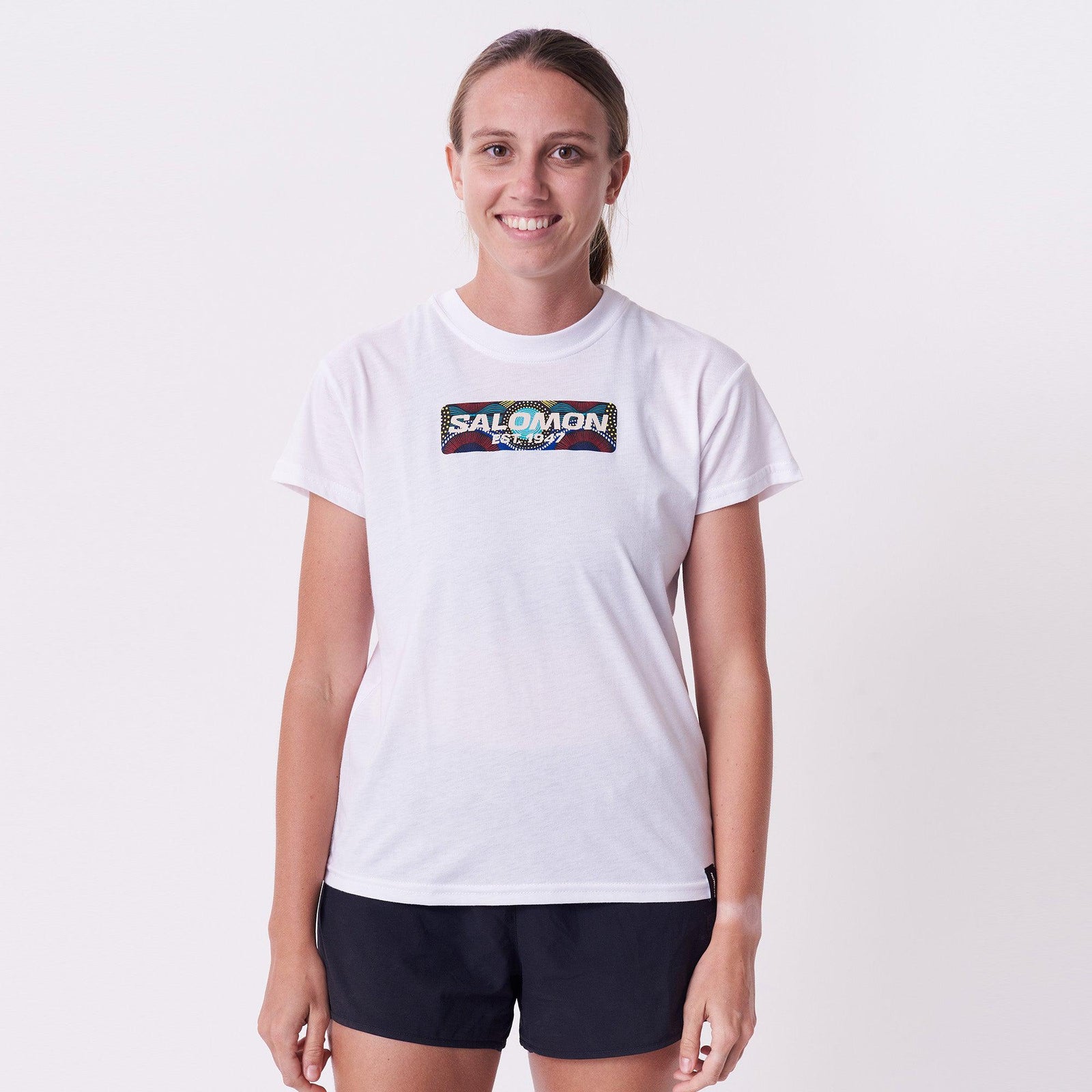 Salomon Women's Sahara Short Sleeve Tee: Lightweight, Breathable Outdoor Adventure Top