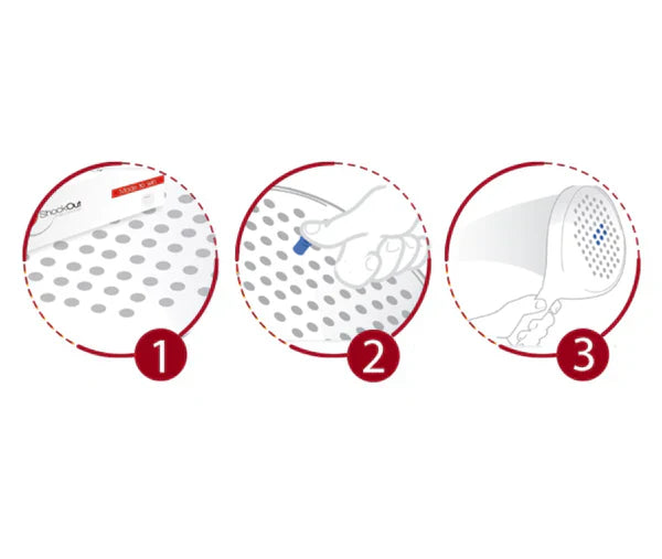  Shockout Padel Racket Dampeners - Blue