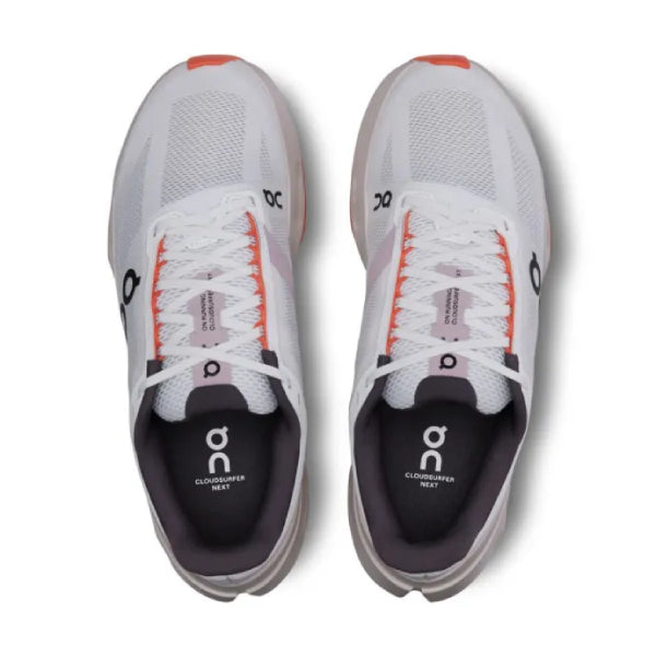 On Cloudsurfer White / Flame Women