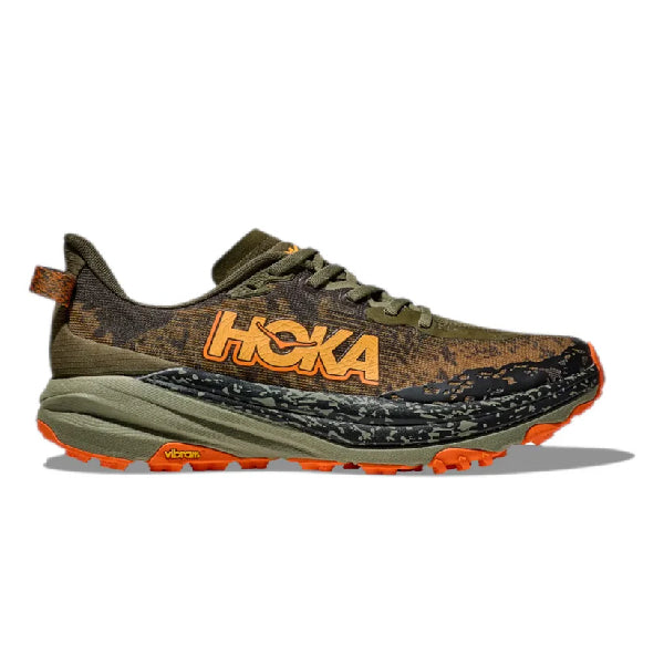 Hoka Speedgoat 6 Antique Olive / Squash Wide