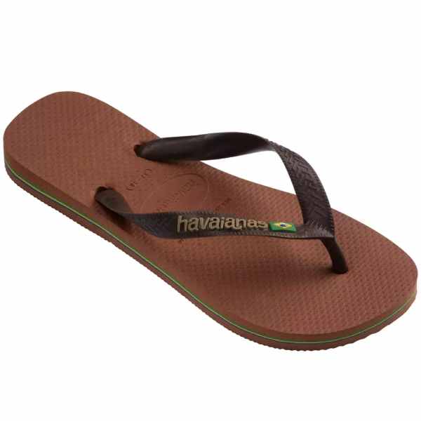 Havaianas Brazil Logo Rust/Coffee