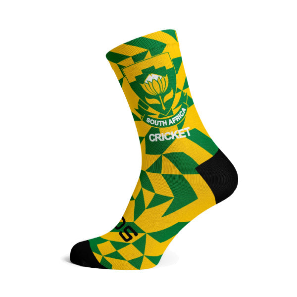 Sox Proteas Cricket Geometric Socks