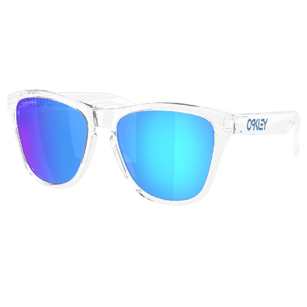 Oakley Frogskins S Polished Clear Prizm Sapphire