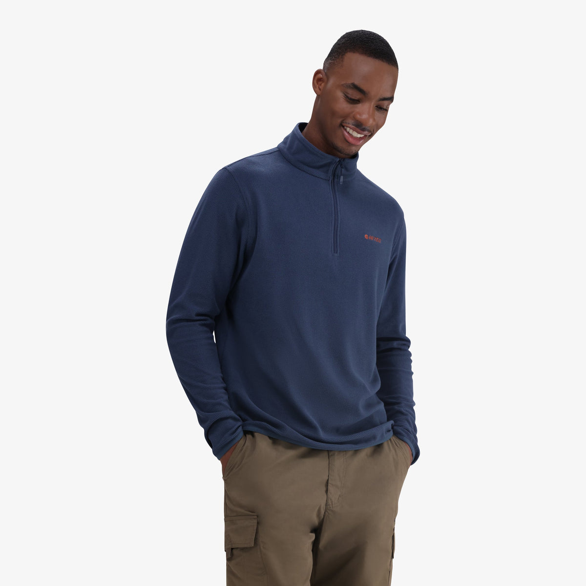 Hi-Tec Men&#39;s Tech 1/4 Zip Fleece: Warm, Performance Mid-Layer for Adventure