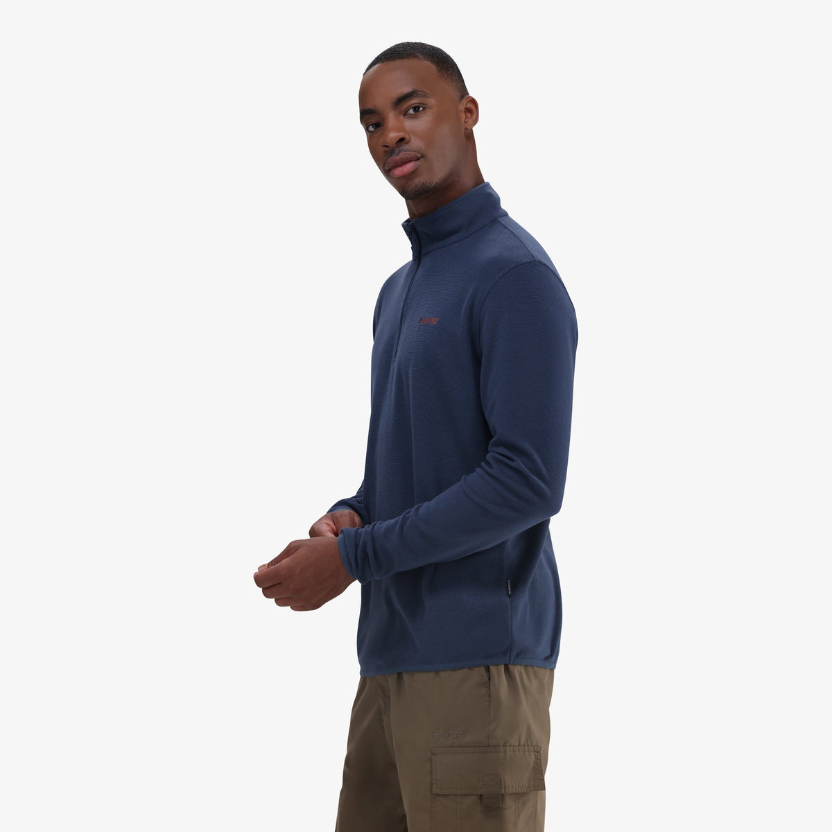 Hi-Tec Men&#39;s Tech 1/4 Zip Fleece: Warm, Performance Mid-Layer for Adventure