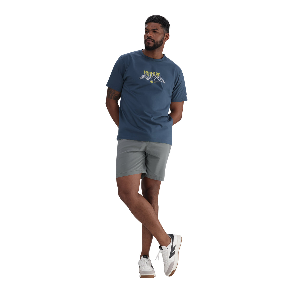 Men&#39;s Hi-Tec Outdoor Volley Shorts: Quick-Dry, 4-Way Stretch, Zippered Pockets