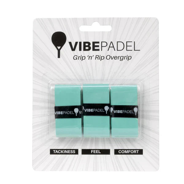 Vibe Padel Grip &#39;n&#39; Rip Overgrips - Teal