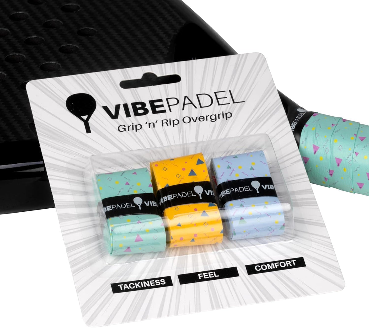 Vibe Padel Grip &#39;n&#39; Rip Overgrips