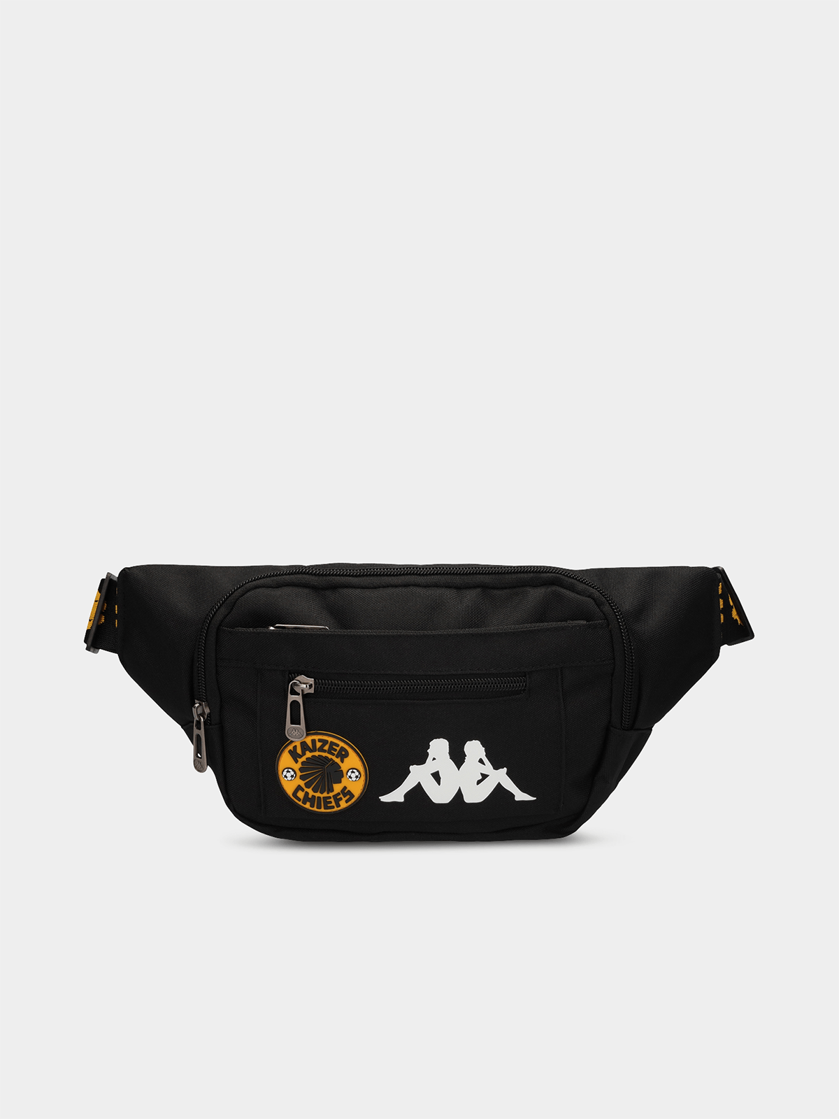 Kappa Kaizer Chiefs Klovo Black Cross Body Bag - Official Fan Gear