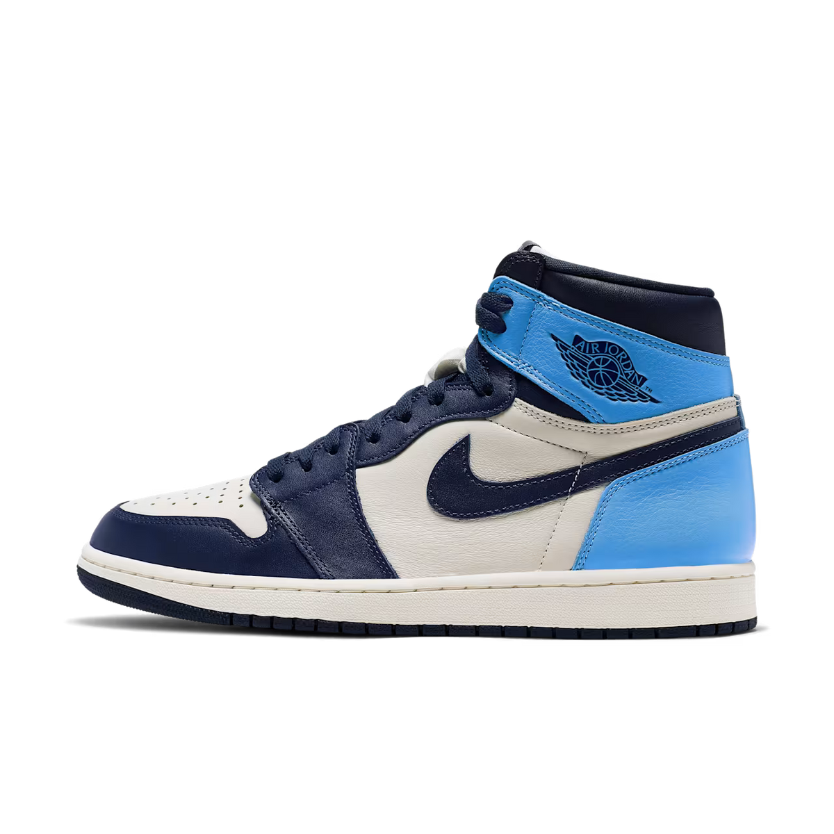 AIR JORDAN 1 RETRO HIGH OG OBSIDIAN/UNIVERSITY BLUE
