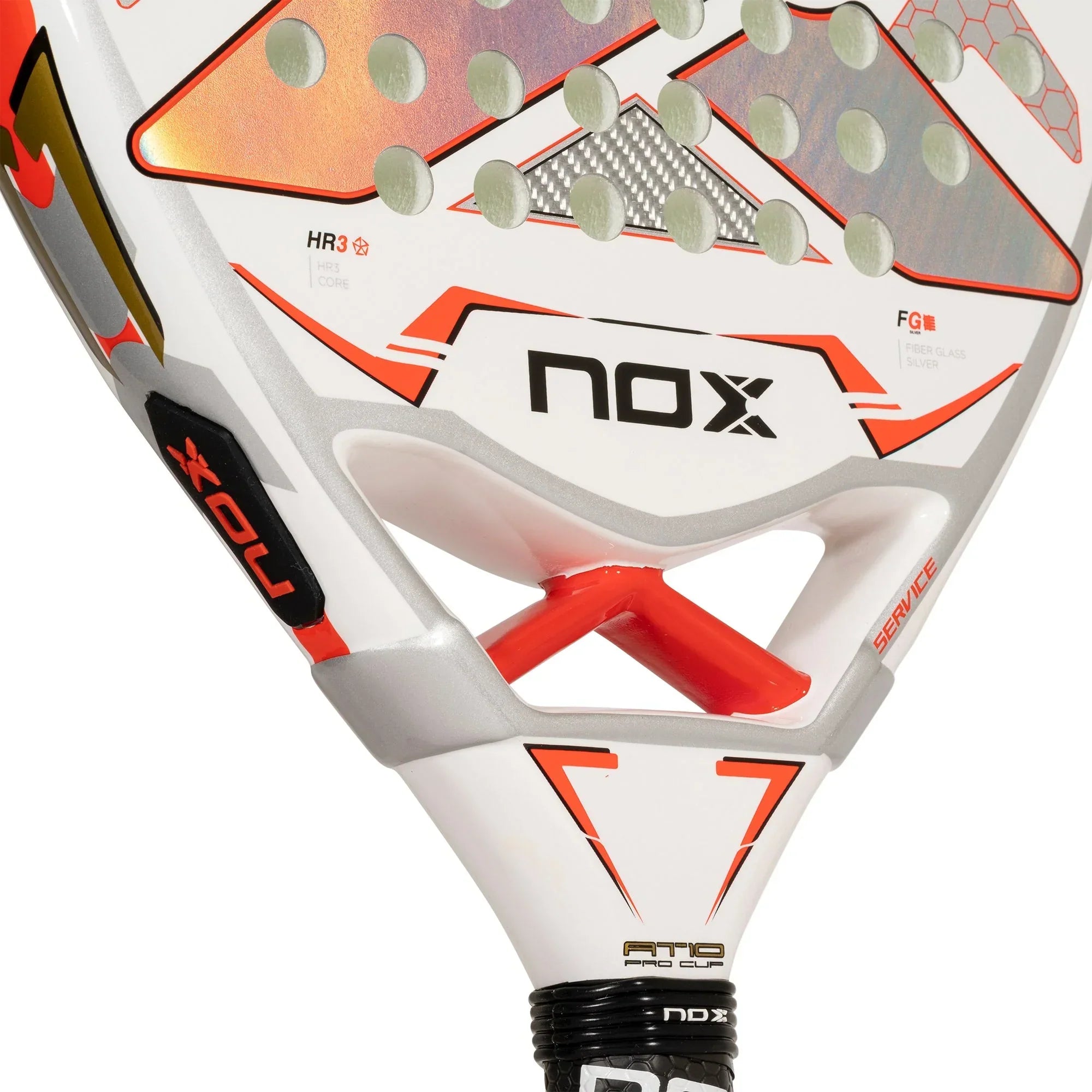 NOX AT10 Pro Cup Genius Padel Racket-Heart