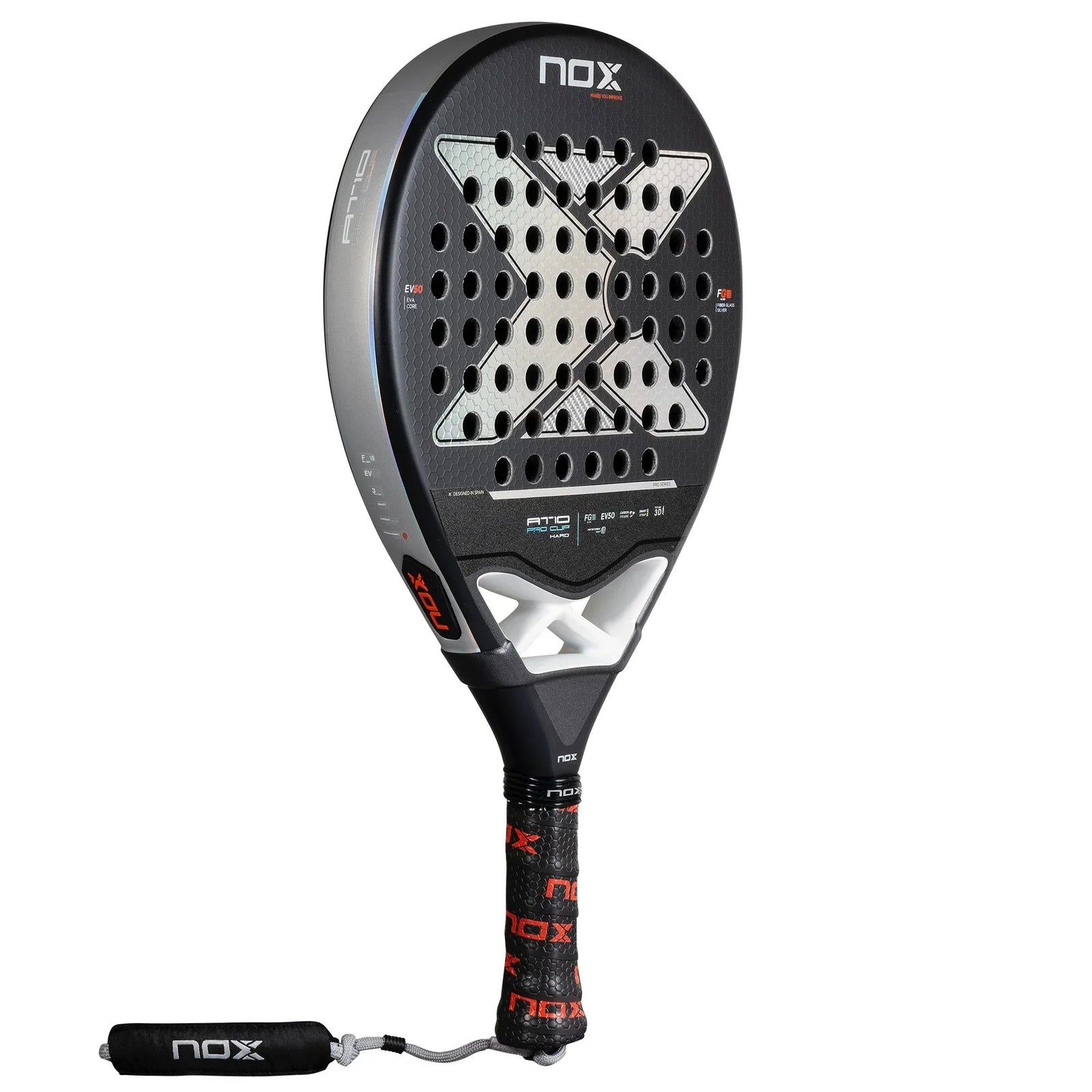 NOX AT10 Pro Cup Hard Padel Racket - Cover