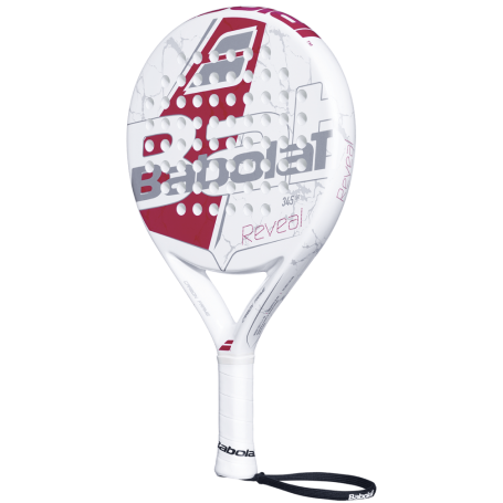 Babolat Reveal Padel Racket - White-Right
