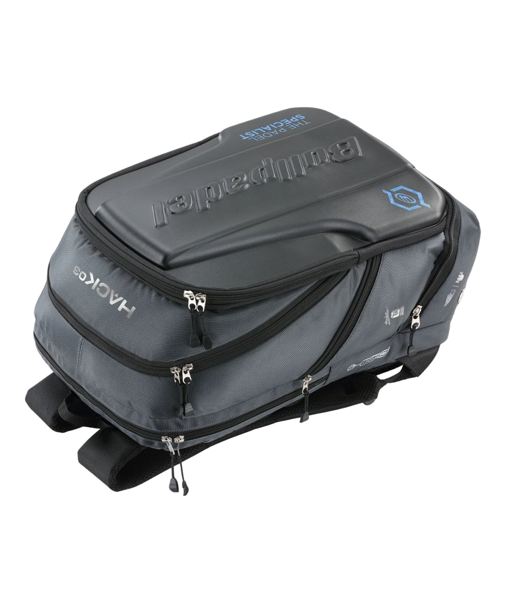 Bullpadel Hack Proline Backpack - Black/Dark Grey-Top