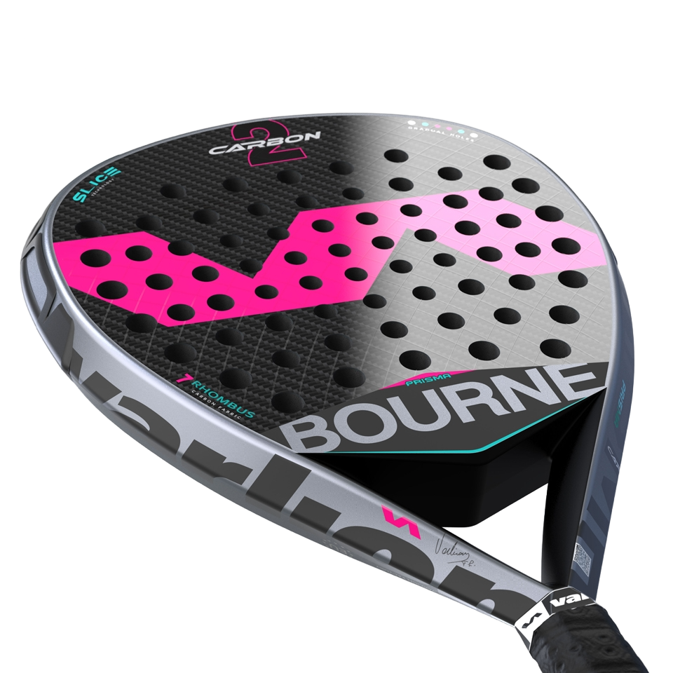 Varlion Bourne Carbon 2 Prisma Padel Racket-Face
