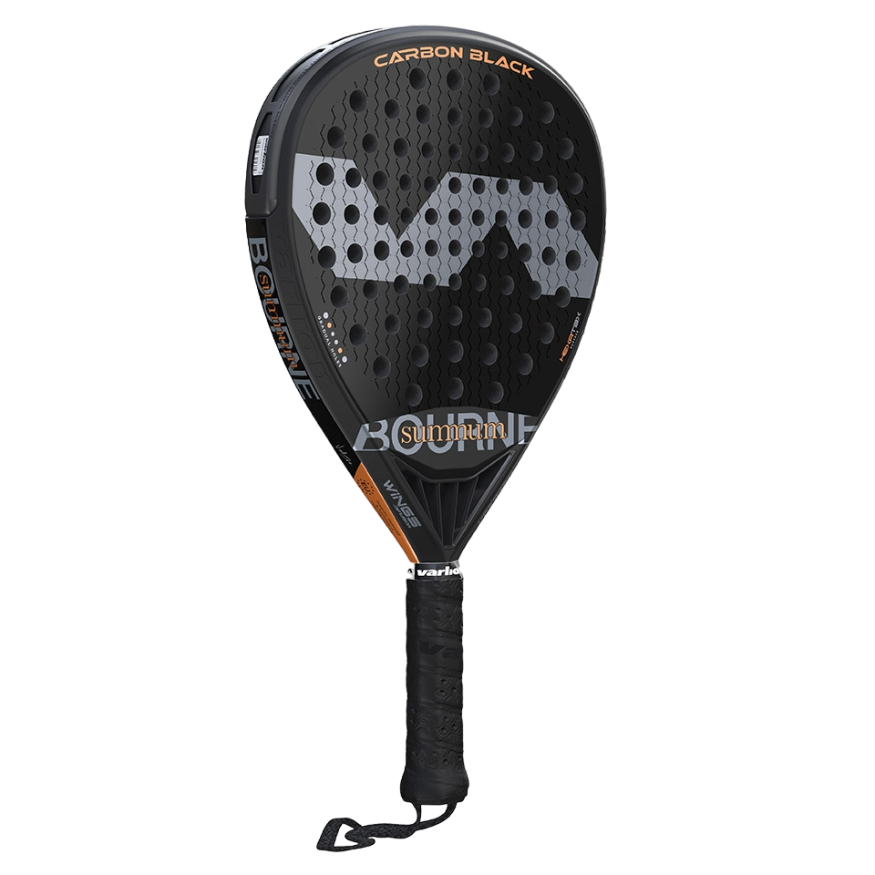 Varlion Bourne Summum Carbon Black Padel Racket-Side