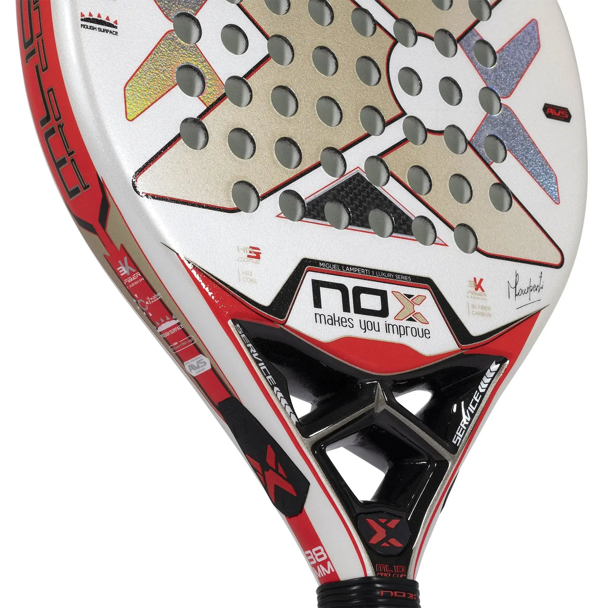 Nox ML10 Pro Cup Padel Racket 2023 - Luxury Series-Heart
