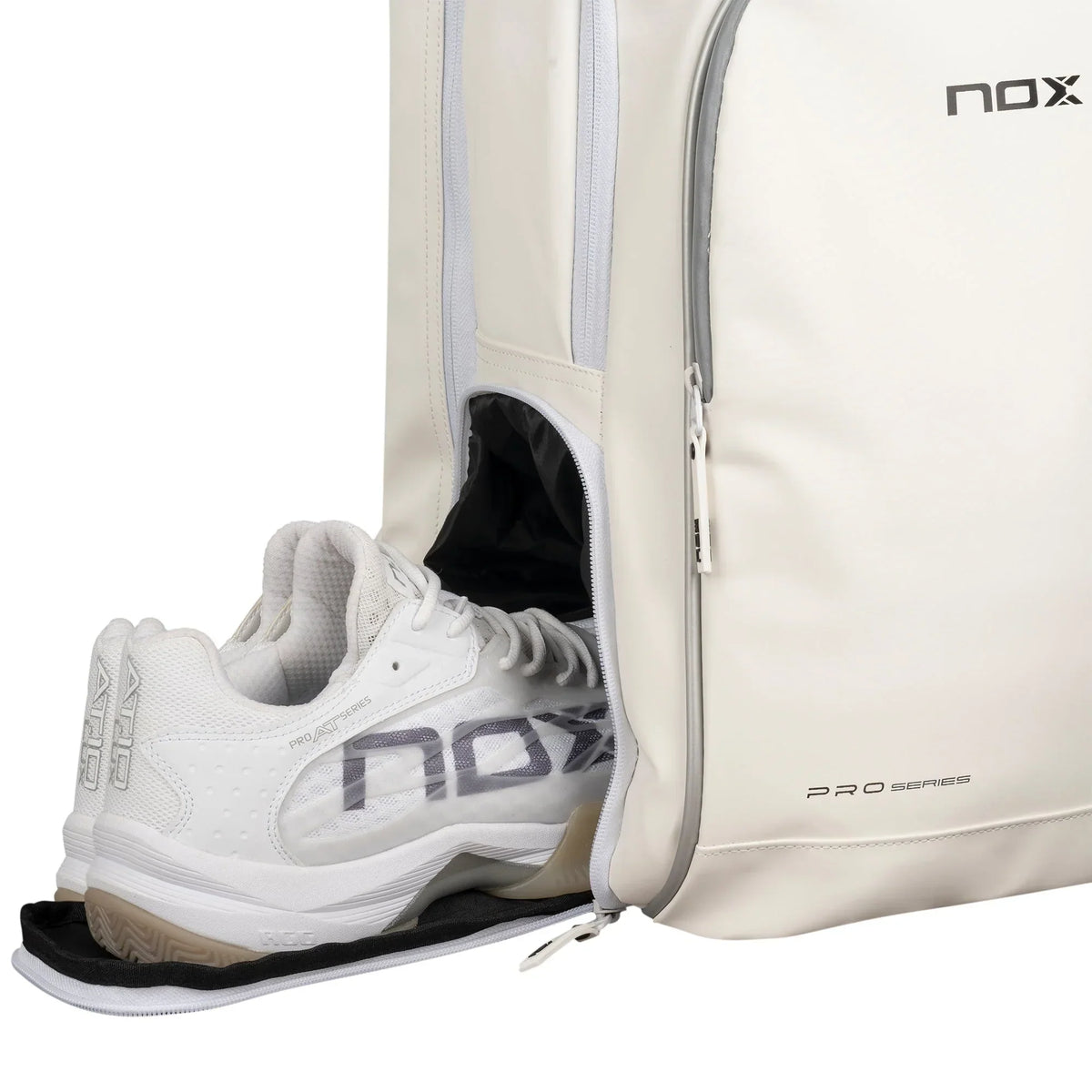 NOX Pro Series Backpack - White - Padel Shoe